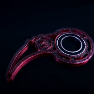 Brelok keyrambit z Łożyskiem - Smile - Druk 3D